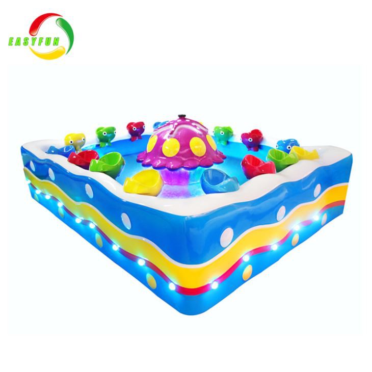 طفل بركة السمك الصيد مادة الألياف الزجاجية آلة لعبة بركة السمك للبيع