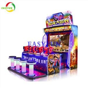 الديناصورات لعبة الرماية آلة محاكي بندقية لعبة فيديو آلة